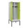 locker met bank,voor scheiding van kleding,HxBxD 2120x800x815mm,2vak