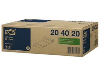 Afvalzakken Tork Bin Liner 20 liter Wit B2 - 3