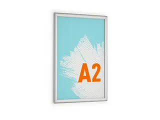 Kliklijst aluminium Outdoor A2 metaal zilver - 1