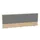opzetpaneel,v. bureau,aanbouw achter,B 1600mm,NE-esdoorn,BN8078-grijs