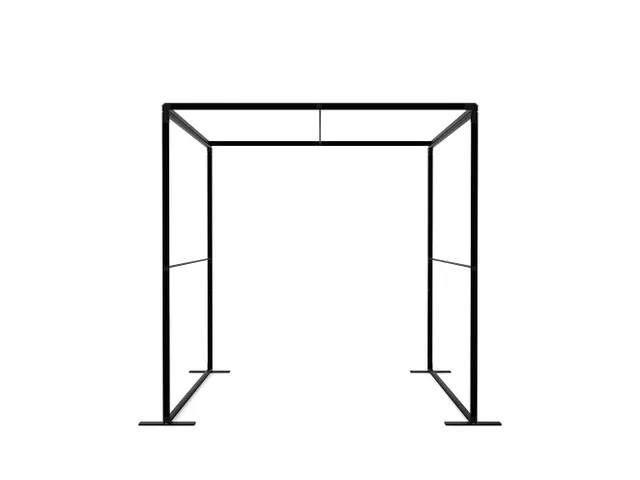 FlexFrame Modulair systeem Dak 120x200cm Zwart frame