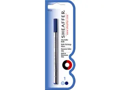 Rollerpenvulling Sheaffer slim medium blauw blister à 1 stuk