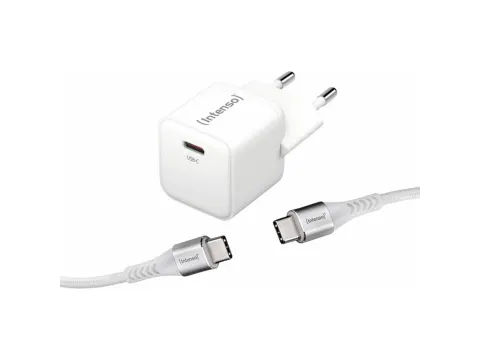 Power Adapter 30W Wit 7803042 1xUSB-C GAN 1xUSB-C naar USB-C