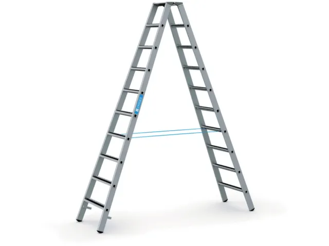 échelles de sécurité,double face,2x10marches a. revêtement R13