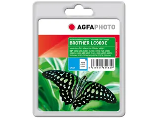 Agfa Photo Brother LC900C DCP/MFC inkt Cyaan Rebuilt 400 pagina's 18ml - 2