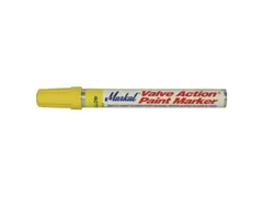 Markal 96821 verfmarker Valve Action geel, per 12 stuks