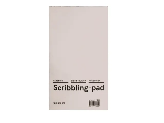 Kladblok Qbasic 12x20cm