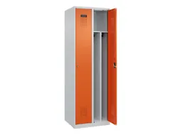 locker voor scheiding van kleding,HxBxD 1850x600x500mm,2vak