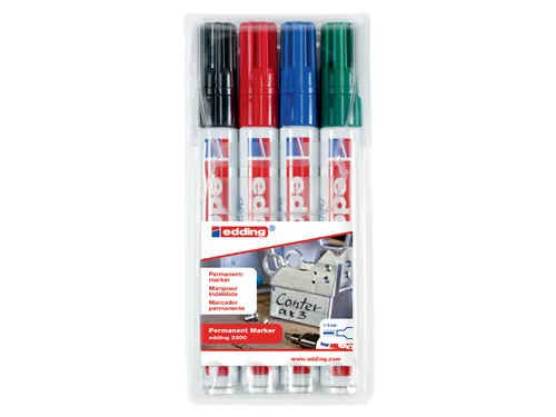 Viltstift Edding 3300 Assorti 1.5-3mm 4 Stuks Blister