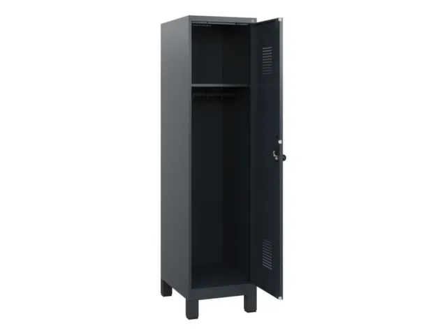 schoollocker,HxBxD 1630x400x500mm,1vak,vak B 400mm,draaigrendel,voeten