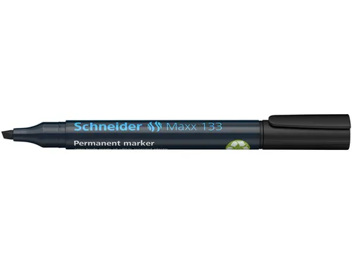 Permanent marker Schneider Maxx 133 schuin 1-4mm zwart