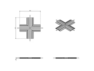 Addit kabelbeschermer kruisverbinding 472 - 2