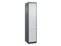 lockerkast,HxBxD 1850x400x500mm,1x3vakken,vak B 400mm,cil.-slot