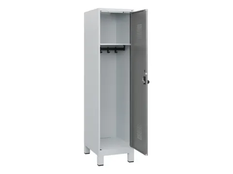 schoollocker,HxBxD 1630x400x500mm,1vak,vak B 400mm,draaigrendel,voeten