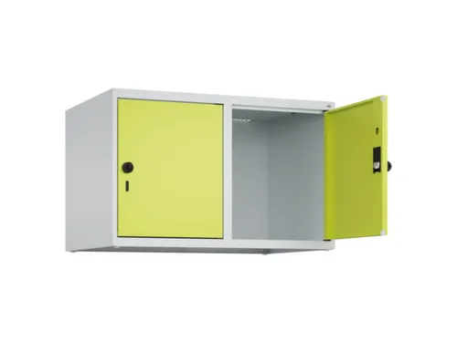 opzetkast,v. locker,2vak.,vak B 400mm,HxBxD 500x800x500mm,vleugeldeur