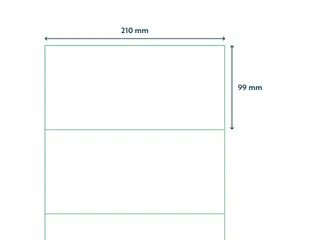 Etiket Premium 210x99mm Wit XL Pack 1000 Vel - 3