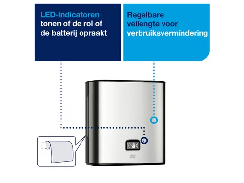 Tork 460001 H1 Image Line Matic Handdoekrol Dispenser sensor RVS
