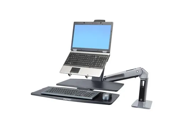 Zit Sta Bureau WorkFit-A Enkele LD met werkblad