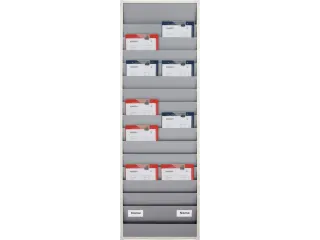 Werkplaats-/Opdrachtplanner Kunststof Profiel 1750x554mm 15 Rijen - 5