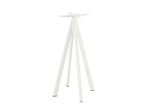 onderstel,HxBxD 1080x600x600mm,v. Terrastafel,staal,wit,verjongd