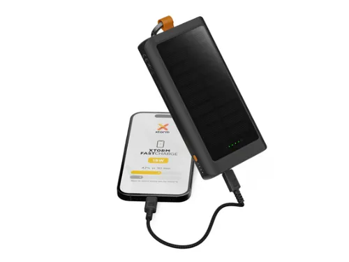 Powerbank Xtorm Solar and Light 10.000 zwart