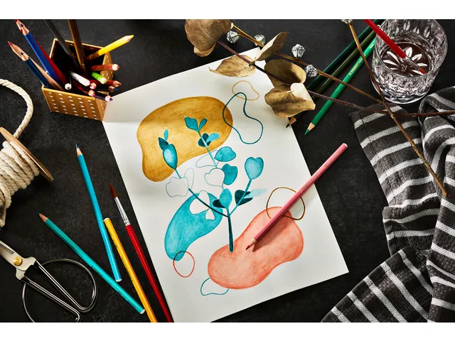 Crayon de couleur STABILO 1636 Aquacolor assorti boîte 36 pièces