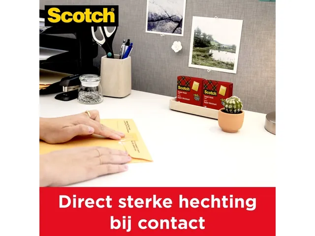 Plakband Scotch 700 Super Hold 19mmx25.4m transparant