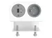 Desktop stekkerdoos Power Phase 1x penaarde + USB A en C 25W Wit