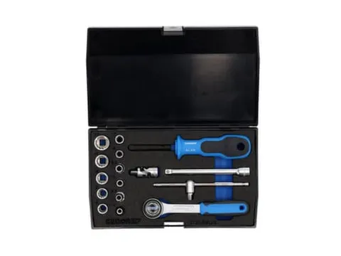 GEDORE D 20 EMU-3 Dopsleutelset 1/4 inch 17-delig UD profiel 4-13mm