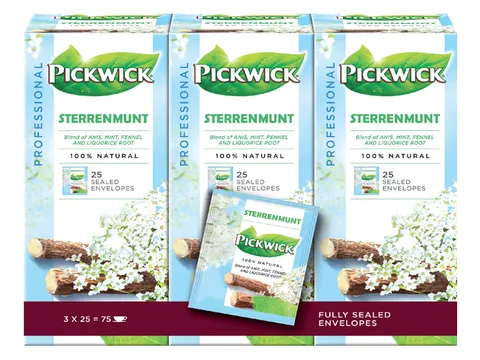 Thee Pickwick Sterrenmunt 25 Zakjes Van 2Gr