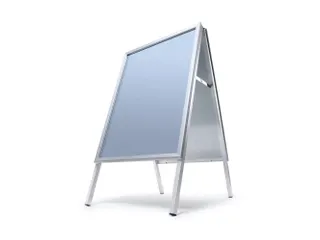 Stoepbord A1 complete set met print "WELCOME" Rood - 2