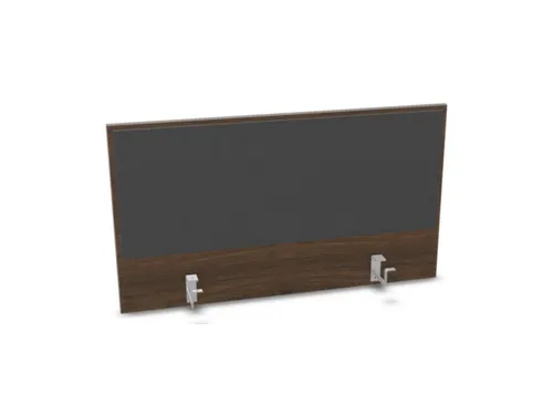 opzetpaneel bureau aanbouw achter NV bruin hickory antraciet 1000mm