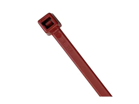 Kabelbinder nylon detecteerbaar lang 380x4,7mm rood 100 stuks