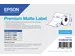 Premium Matte Label - Die-cut Roll: 76mm x 51mm, 2310 labels