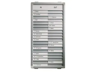 Infobord Legamaster Aan/afwezig 77x28cm 30 namen - 2