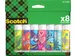 Scotch Permanente Lijmstiftontwerp 8G, 8 Stiften