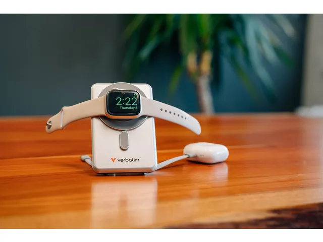 Charge 'n' Go Power Bank Magnetisch draadloos opladen 10.000mAh Zilver