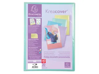 Showalbum A4 20 tas KREACOVER PASTEL Assorti - 41