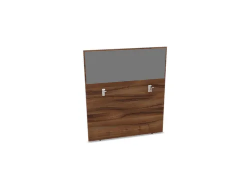 baliepaneel bureau aanbouw achter NP-tiepolo nut BN8078-grijs 1000mm