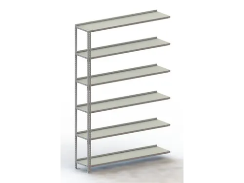 magazijnstelling,aanbouwveld,HxBxD 1850x1252x304mm,vaklast 80kg