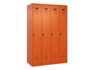 locker voor scheiding van kleding,HxBxD 1850x1200x500mm,4vak - 2