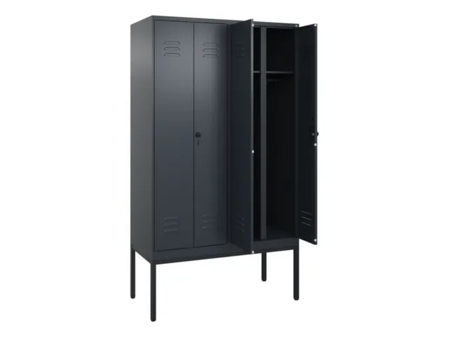 locker voor scheiding van kleding,HxBxD 2120x1200x500mm,4vak