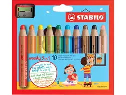 Stabilo Kleurpotlood Woody 3 in 1