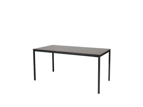 OUTLET Domino Basic Tafel Vaste Hoogte 1600x800mm Logan Eiken Zwart 4-