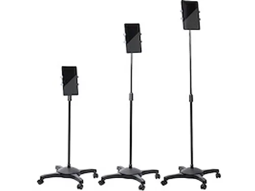 Mobiele Tablet Standaard op wielen voor tablets van 7 tot 11 inch