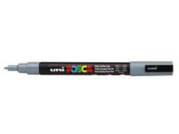 Verfstift Posca PC3M Fijne punt 0,9-1,3mm Grijs