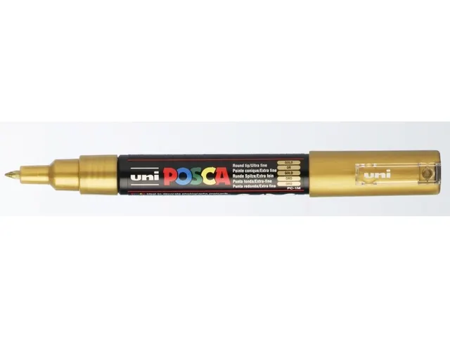 Verfstift Posca PC1MC Extra Fijne punt 0,7-1,0mm goud