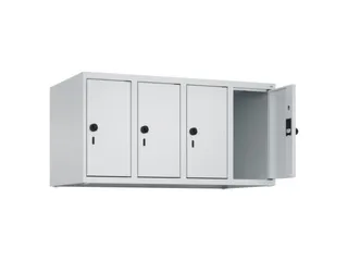 opzetkast,v. locker,4vak.,vak B 250mm,HxBxD 500x1000x500mm,vleugeldeur - 2