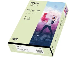 Inapa Tecno colors Gekleurd papier A4 Licht Groen 160 gram 250vel - 1