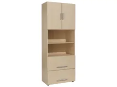 kantoor-combikast HxBxD 2160x800x420mm dubbele vleugeldeur esdoorn